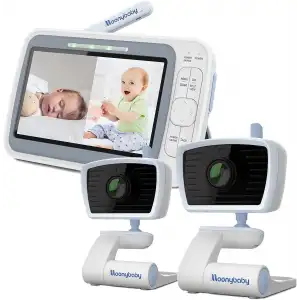 Moonybaby 5 HD Düşük EMFsiz 2 Kameralı Bebek Monitörü