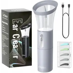 Morfone Elektrikli Etkili ve Güvenli Kulak Temizleme Kiti - Gri