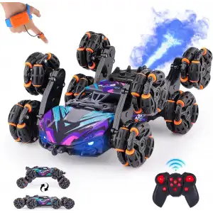 Nexbox Cool 8 Wheels El Kumandalı RC Akrobasi Araba Oyuncakları - Mor