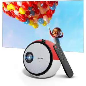 NexiGo Mini Taşınabilir Projektör, Çizgi Film için, Çocuklara Hediye