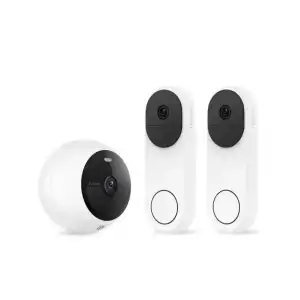 Noorio Ev Güvenlik Sistemi Görüntülü Kapı Zili x2 Smart Hub x1