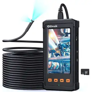 Oiiwak Çift Lensli Endoskop Kanalizasyon Muayene Kamerası - 15m Kablo