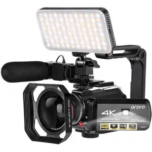 ORDRO AC3 1080P 60FPS IR Gece Görüşü - 4K Kamera Video Kamera