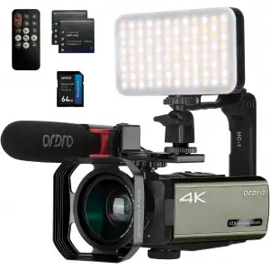 ORDRO AX65 Canlı Yayın Kamerası Video Kamera Full HD 60FPS - 4K