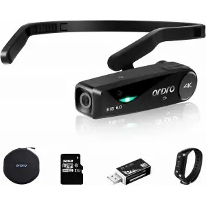 ORDRO EP6 Plus 4K Video Kamera Giyilebilir Vlog Kamera