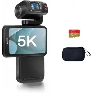 ORDRO M3 5K UHD Kamera, 3.5 Inc Döndürülebilir Dokunmatik Ekran, 3250mAh