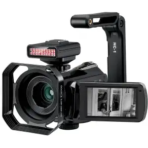 ORDRO UHD Gece Görüşlü Video Kamera - Vlog Hayalet Avcılık Kamerası 4K