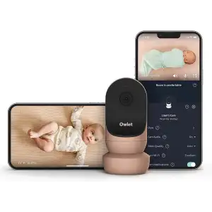 Owlet Cam 2 - Kameralı ve Sesli Video Bebek Monitörü - Gül Kurusu