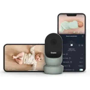Owlet Cam 2 - Kameralı ve Sesli Video Bebek Monitörü - Uykulu Adaçayı