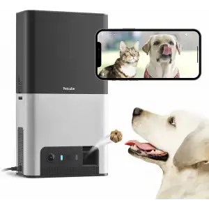Petcube Bites 2 Wi-Fi Evcil Hayvan Kamerası, Otomatik Mama Kabı
