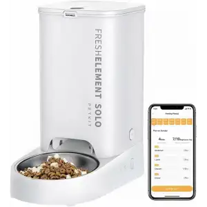 PETKIT Otomatik WiFi, Uzaktan Kedi Besleme ve İzleme - Beyaz