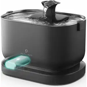 PETLIBRO Evcil Hayvan Çeşmesi Kablosuz Pille Çalışan - Siyah