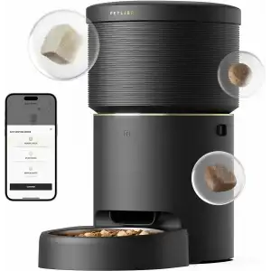 PETLIBRO Vakumlu Otomatik Kedi Besleyiciler, 8L/34 Bardak - Siyah