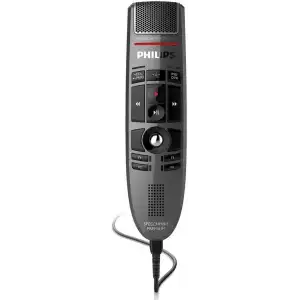 Philips SpeechMike Premium Dikte USB Mikrofon, Basmalı Düğme