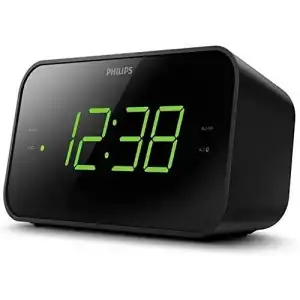 PHILIPS Yatak Odası için Dijital Çalar Saat Radyo FM Radyo