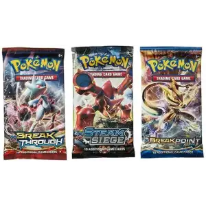 Pokemon TCG: 3 Booster Paketleri 30 Oyun Kartı