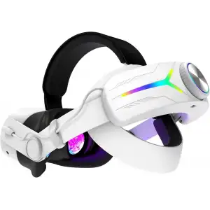 QWOS Kafa Bandı RGB Comfort Pil 12000mAh Quest 3S İçin (Sadece Aksesuar)