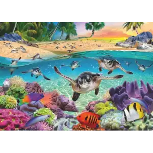 Ravensburger Bebek Deniz Kaplumbağaları 500 Parça Puzzle - 17456 -