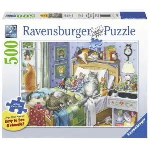 Ravensburger Cat Nap 500 Parça Büyük Puzzle - 14966
