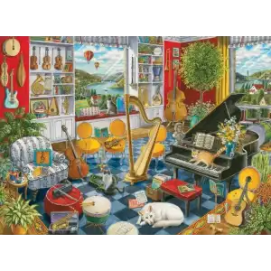 Ravensburger Müzik Odası 500 Parça Yapboz - 16836