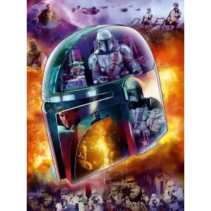 Ravensburger Star Wars The Mandalorian: Helmet 770 Parça Puzzle