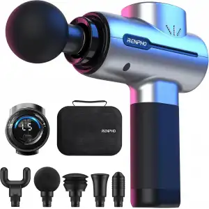 RENPHO Sırt ve Boyun İçin Taşınabilir Perküsyon Masaj Aleti - Gümüş