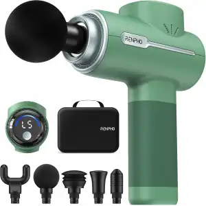 RENPHO Sırt ve Boyun İçin Taşınabilir Perküsyon Masaj Aleti - Yeşil