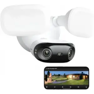 Reolink Elite Floodlight WiFi, 4K 8MP - 180 Derece Panoramik Kablolu Projektör Kamera