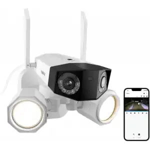 REOLINK Projektör Kamerası, 4K Çift Lensli Kablolu WiFi Güvenlik Kamerası