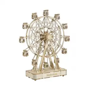 Rolife 3D Ahşap Yapboz Mekanik DIY El Sanatları Setleri - Dönme Dolap