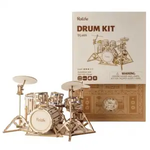 Rolife 3D Ahşap Yapbozlar Model Seti - Davul