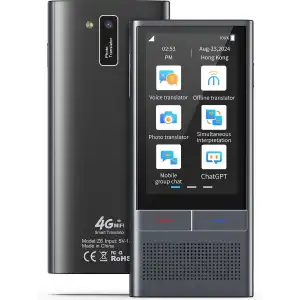 RUISJ Dil Tercüman Cihazı, 139 Dil için İki Yönlü Anlık Ses Tercümanı