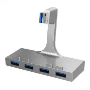 SABRENT İnce Tek Gövdeli 4 Bağlantı Noktalı USB 3.0 Hub (HB-IMCU)