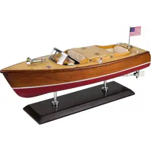 SAILINGSTORY Ahşap Tekne Riva Aquarama Sürat Teknesi 1/20 Ölçekli