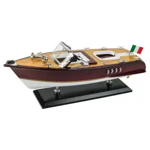 SAILINGSTORY Ahşap Tekne Riva Aquarama Sürat Teknesi 1/20 Ölçekli
