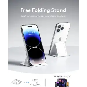 Samsers Katlanabilir Bluetooth Klavye (Stand Tutuculu)