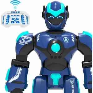 STEMTRON Programlanabilir Uzaktan Kumandalı Robot Ses kontrollü - Mavi