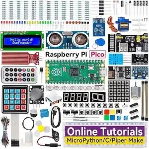 SunFounder Raspberry Pi Pico Ultimate Başlangıç ​​Seti 320+ Parça