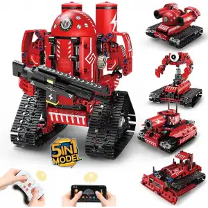 Suplanet STEM Robot Oyuncakları, 5i 1 Arada Uzaktan Kumandalı