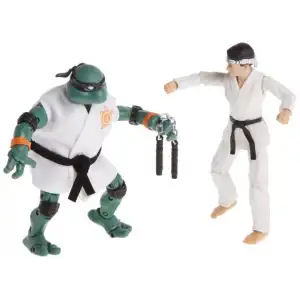 Teenage Ninja Turtles vs. Cobra Kai Mikey vs. Daniel LaRusso 2li Paket