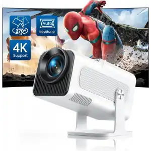 Toptro Yerel HD 1080P Açık Hava Taşınabilir Projektör, 20000 Lümen - 270 Derece Stand