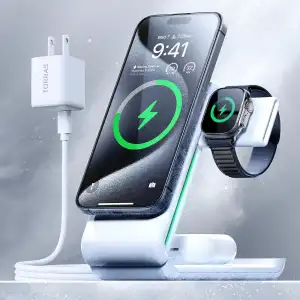 TORRAS MagSafe Şarj Standı - Soğutma 15W Maksimum Hızlı Şarj Cihazı