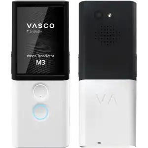 Vasco M3 Dil Tercüman Cihazı - 200 Ülkede WiFi Olmadan Ücretsiz - Beyaz