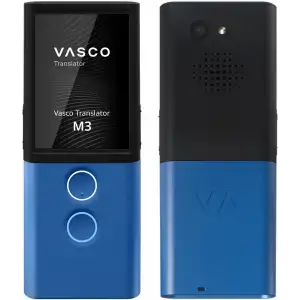 Vasco M3 Dil Tercüman Cihazı - 200 Ülkede WiFi Olmadan Ücretsiz - Mavi