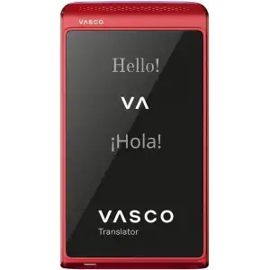Vasco Translator Q1 - AI Ses Klonlama Dil Çeviri Cihazı - 113 Dil Ücretsiz Süresiz İnternet - Kırmızı