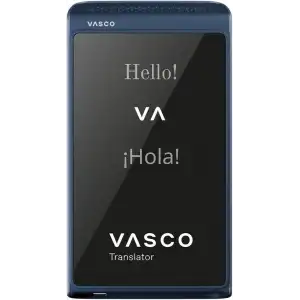 Vasco Translator Q1 - AI Ses Klonlama Dil Çeviri Cihazı - 113 Dil Ücretsiz Süresiz İnternet - Lacivert
