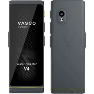 Vasco V4 Dil Tercüman Cihazı - 108 Dil - WiFi Olmadan Ücretsiz - Gri
