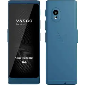 Vasco V4 Dil Tercüman Cihazı - 108 Dil - WiFi Olmadan Ücretsiz - Kobalt Mavisi