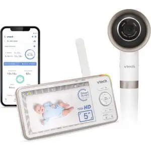 VTech V-Care 1080p FHD Beşik Üstü WiFi Akıllı Bebek Monitörü