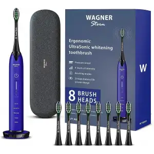 Wagner Stern Basınç Sensörlü Ultrasonik Beyazlatıcı Diş Fırçası - Mor